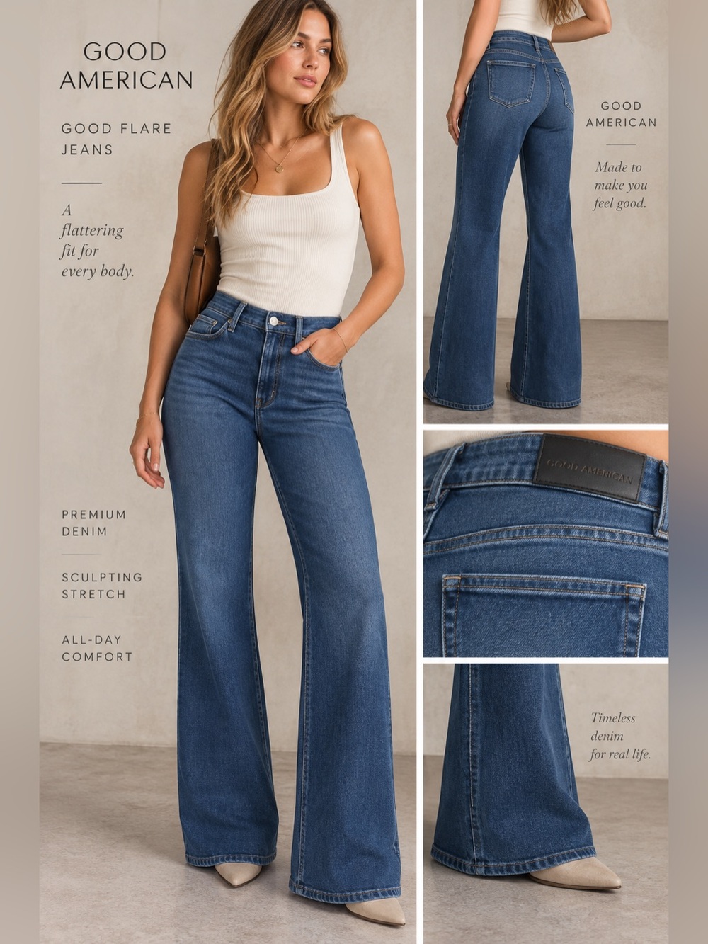 Good American Good Flare Jeans
